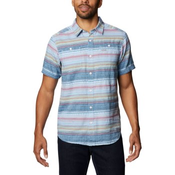 Columbia Muške Košulje - Red Bird Falls Short Sleeve Plave | NRZY-27936